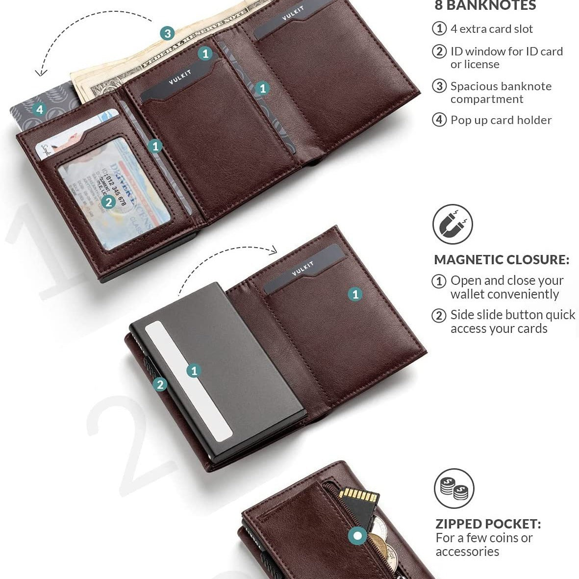 RFID Pop-Up Slim Card Holder