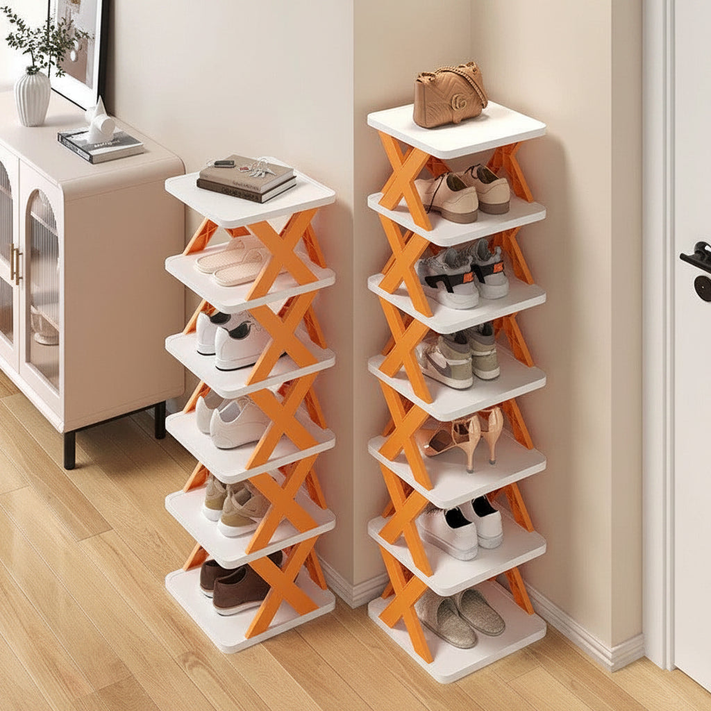 Multi-Layer Sleek Streamlined Shoe Rack