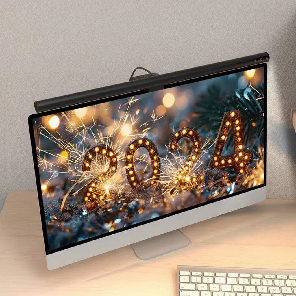 Adjustable LED Monitor Light with Remote Control